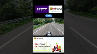 Big Basket zepto Delivery boys కావాలి #deliveryboy #jobs #shorts