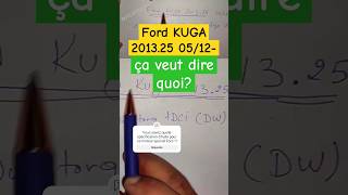 Modèle spécial de ford KUGA qu'il daut savoir, KUGA 2013.25 #shorts #moteur #ford #kuga #automobile