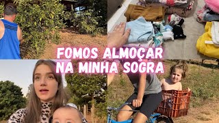 Fomos almoçar na minha sogra pela primeira vez + vlog no sítio e em casa