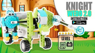 Exclusive 2020 LEGO WEDO 2.0 Knight Tournament War Horse Лего инструкция Конь рыцарского турнира