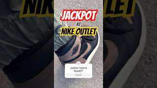 Jordan 1 lost & found with Nike Outlet Jackpot! #jordan1 #sneakerhead #sneakers #jordans #jordan4