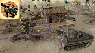 FLANKING TIGER Company of Heroes 3 UKF 3v3 Gameplay