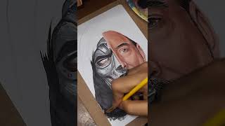 Dr Doom Robert Downey Jr #shorts #art #youtubeshorts #shortsfeed