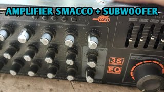 REVIEW‼️AMPLIFIER SMACCO EXTRA SUBWOOFER-bro elektro