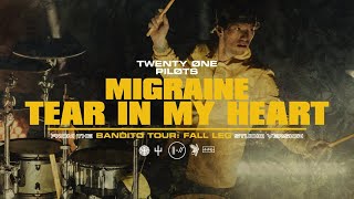 twenty one pilots - Migraine/Tear In My Heart (Bandito Tour: Fall Leg Studio Version)