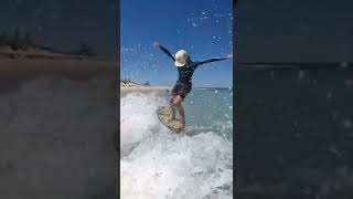 Sick Skimboarding bigspin #shorts