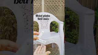 How to fix broken plastic chair at home in easy way