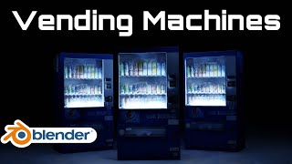 How to easily make a vending machine (Blender Tutorial)