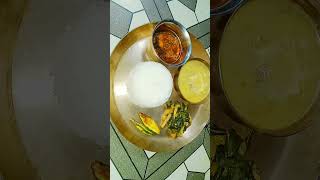 Bengali lunch thali ideas #shorts #food #bengalifood #lunch