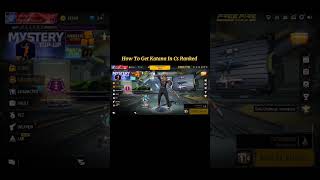 How To Get Katana in CS Rank Free Fire|Cs Rank Mai Katana Lekar Kaise Jaye Free Fire|#shorts #ff