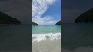 Emerald Bay at Pangkor Laut Resort. #travelvlog #beach #vlogger #pangkorisland #vacation #healing