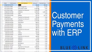 Customer Payments with ERP | Blue Link ERP