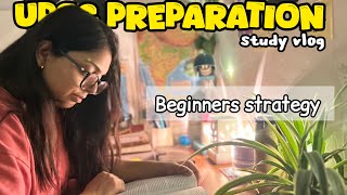 BASIC UPSC PREPARATION FOR BEGINNERS- Productive day🎯, Library study 📚, Strategy  for 2025🤯