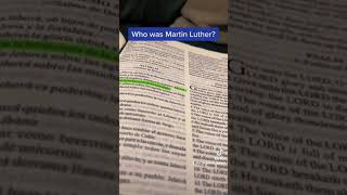 who was Martin Luther the reformer?