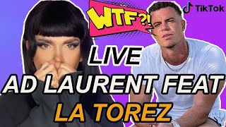 AD Laurent est effrayé par La Torez en live 😱😳