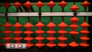 Easy Addition with the Abacus (Soroban):  1 digit + 1 digit, Part 1