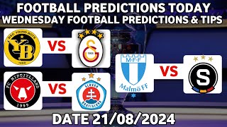 FOOTBALL PREDICTIONS TODAY 21/08/2024|SOCCER PREDICTIONS BETTING TIPS,#betting@sports betting tips