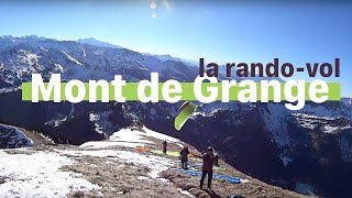 MONT DE GRANGE - rando vol - parapente