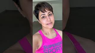 Hina khan breast cancer😭 hospital look   #bollywood actress #do pal. #ytshots