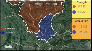 Belgium Vs Luxembourg |Mapping|
