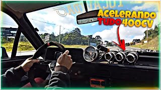 ACELERANDO TUDO QUE DÁ NO GOL TURBO FLUXO CRUZADO 400CV| TOCAVIDA