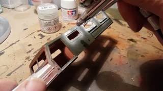 Airbrush modelbouw deel 4 #Uitleg airbrushen kleine oppervlaktes (tips & tricks for beginners)