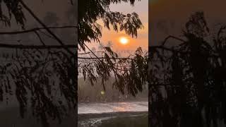 Sunrise #iphone #video #westgodavari #village #morning #rain #farmer #viralvideo #ntr #new #cbn #pk