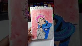 Ryomen Sukuna speedrawing from Jujutsu kaisen👹#ryomensukuna #drowing #colouring #jjk #jujutsukaisen