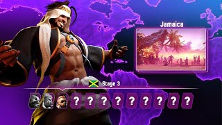 Street Fighter 6: Rashid arcade mode