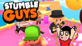 jugando stumble guys por primera vez