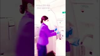 Air bus A350-900 door opening