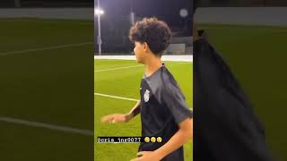 GREAT free kick from Cristiano Ronaldo's son??? CRIS JR.