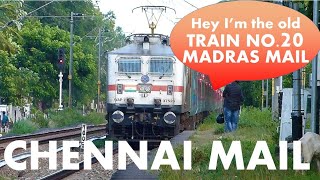 Chennai Mail ! Old Train No.20 Madras Mail #shorts #IndianRailways