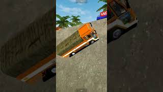 Larry accident view live 🔴 break fail accident#viral#youtubeshorts#bussidmod #bussid#accident#lorry