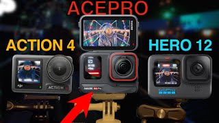 Insta360 AcePro LOW LIGHT is MAGIC! Comparison to Hero 12, Action 4 & Pocket 3