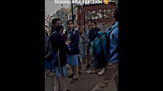 Cute School Girl 🔥 Shocking Reaction 😂 Super Bike Kawasaki Ninja Z1000#publicreaction  #shorts