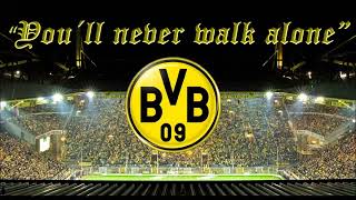 You`ll never walk alone + Mannschaftsaufstellung Stadion Version 2022/23