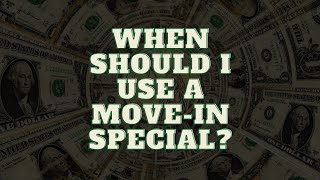 Move In Specials