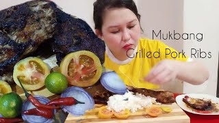 Mukbang Philippines: GRILLED PORK RIBS