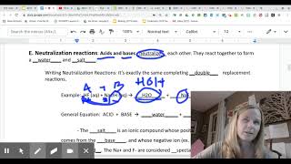 Unit 11 Part E: Acid + Base = Neutralization