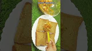 Bakery style crispy bread toast without oven | #shorts #ytshorts bread toast