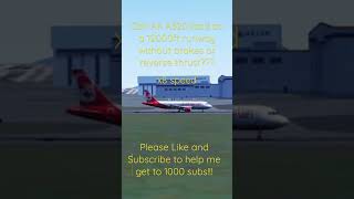 Can an A320 Land on Seattle’s 12000 foot runway??? #swiss001landing