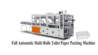 Full auto small toilet tissue paper 20 roll packing machine