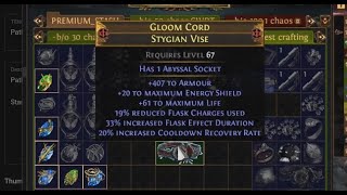 Path of Exile 3.18 - Crafting CWDT Belt - Flask Duration, Reduce Used, Cooldown - With Conqueror