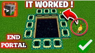 How to Make END PORTAL in Craftsman: Building Craft / END PORTAL Crafting and Building(Ender Dragon)