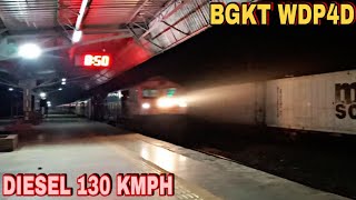 First Time DEADLY WDP4D Knocks 130 KMPH in Western Railways | Fastest Diesel Train !!!