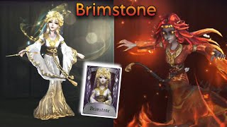 GEISHA Gameplay | BRIMSTONE | NEW (A) COSTUME Season 32 Essence 1 | Identity V