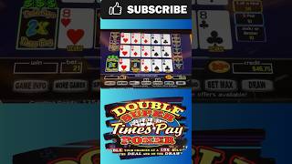 Handpay w/Double ❌❌ @resortsworldlv #shorts,#videopoker,#handpay,#casino,#gambling