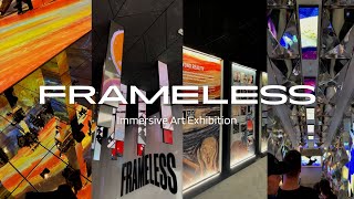 COME WITH ME TO FRAMELESS | Immersive Art Exhibition in London