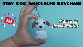 Dog Amigurumi Keychain - Tiny Amigurumi